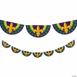 Mardi Gras Bunting Garland