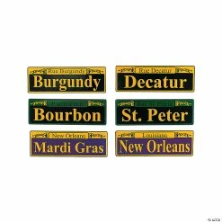 Mardi Gras Cutouts - 6 Pc.