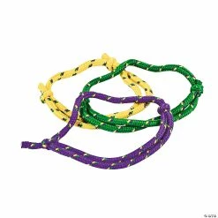Mardi Gras Friendship Rope Bracelets - 72 Pc.