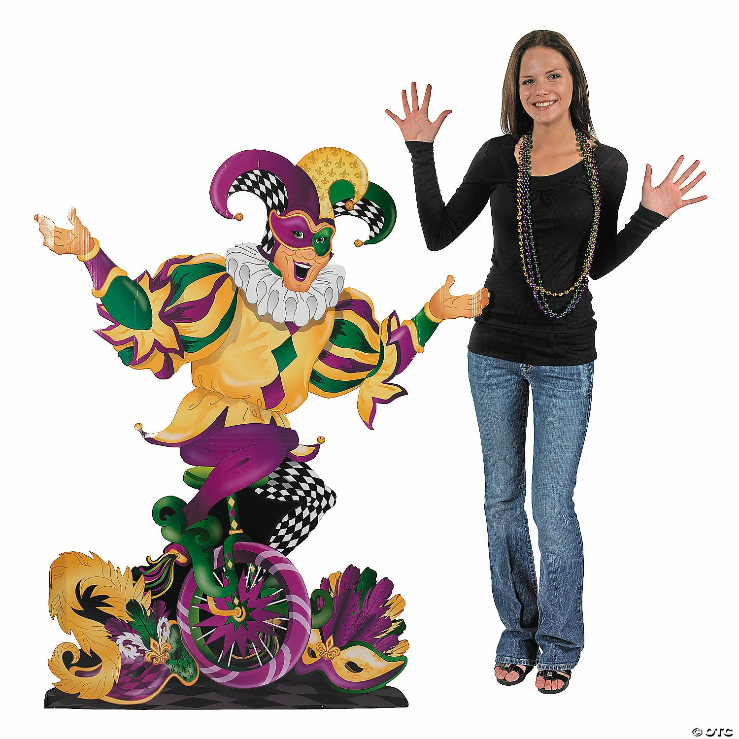 Mardi Gras Jester Stand-Up