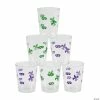 Mardi Gras Plastic Shot Glasses - 24 Pc.