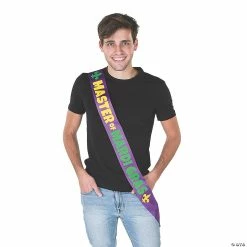Master of Mardi Gras Sash