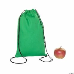 Medium Canvas Drawstring Bags - 12 Pc.
