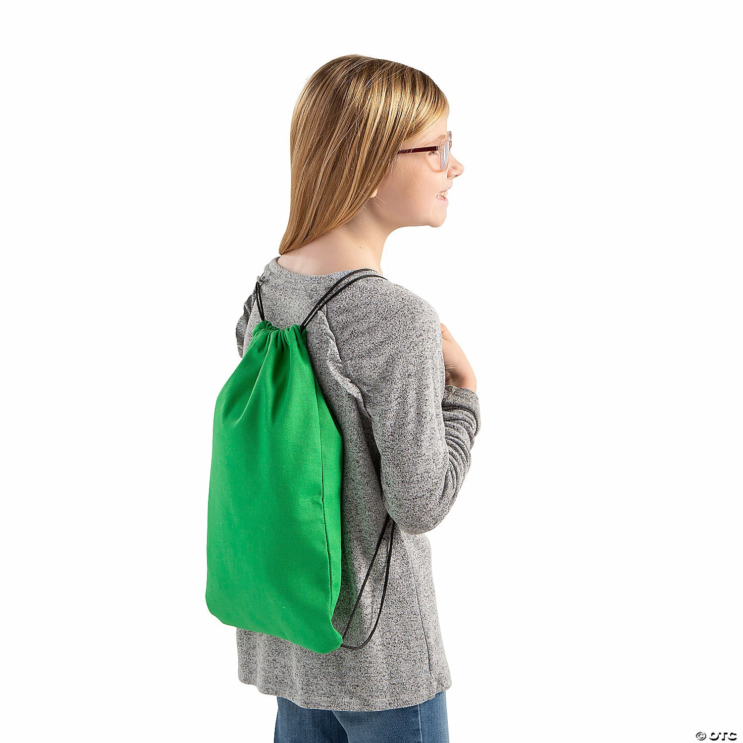 Medium Canvas Drawstring Bags - 12 Pc. 4 Medium Canvas Drawstring Bags - 12 Pc. - Image 2