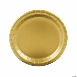 Single Color Paper Dinner Plates - 24 Ct.