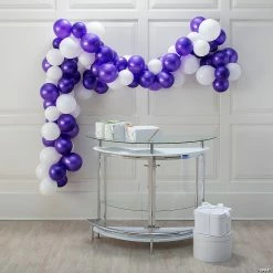 25-Ft. White Balloon Garland Kit with Air Pump - 291 Pc.
