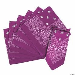 Solid Color Bandanas - 12 Pc.