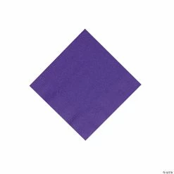 Solid Color Beverage Napkins - 50 Pc.