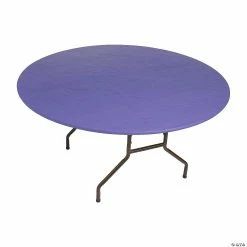 Fitted Round Plastic Tablecloth