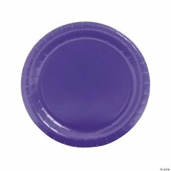 Single Color Paper Dinner Plates - 24 Ct.