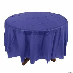 Round Plastic Tablecloth