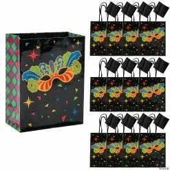 Small Rio Paper Gift Bags - 12 Pc.