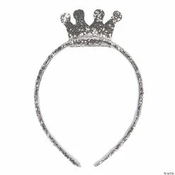 Sparkle Crown Headbands - 12 Pc.