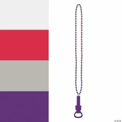 Team Spirit Beaded Necklace with Bottle Opener