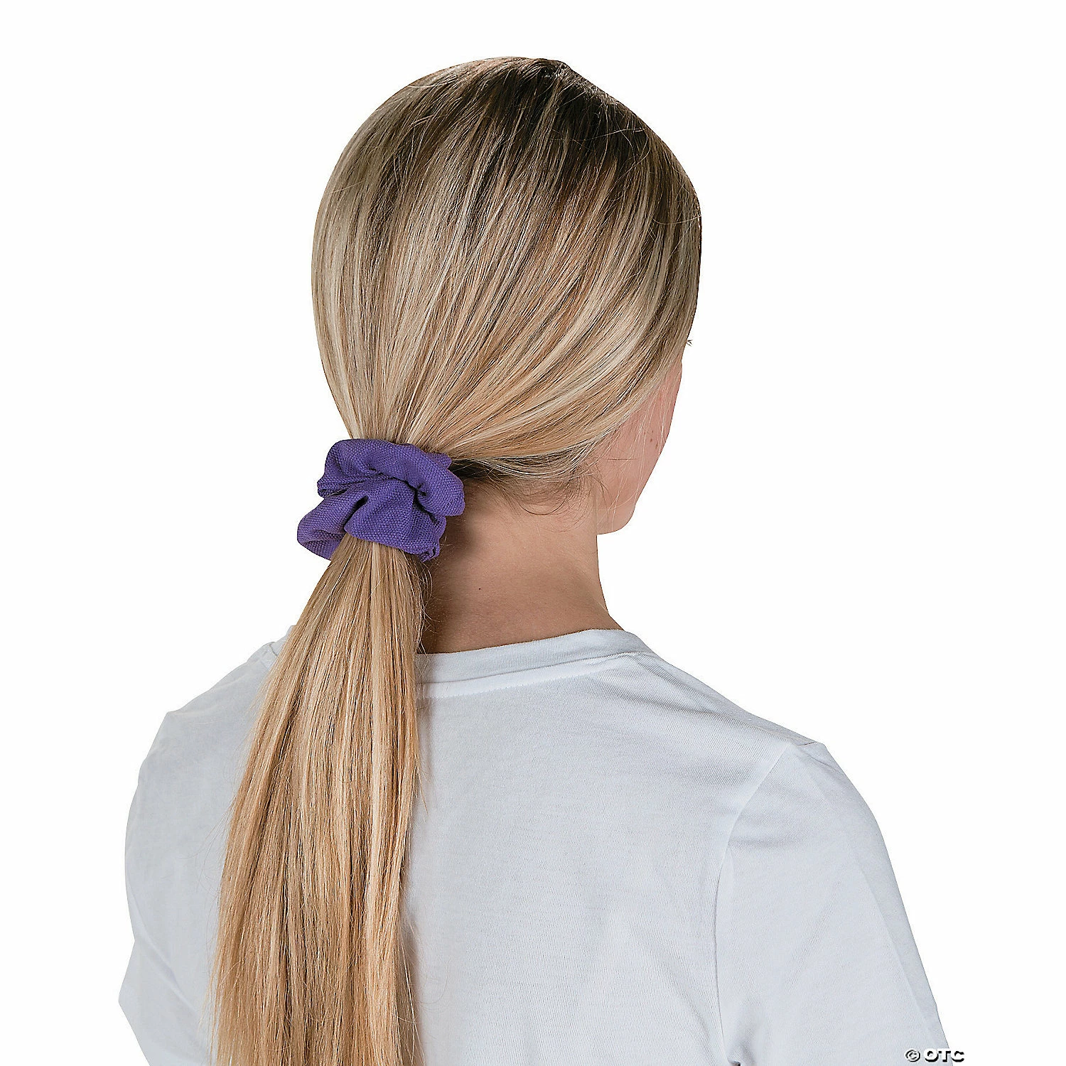 Team Spirit Solid Color Scrunchies - 12 Pc. - Image 2