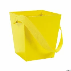 Buckets With Ribbon Handle - 6 Pc.